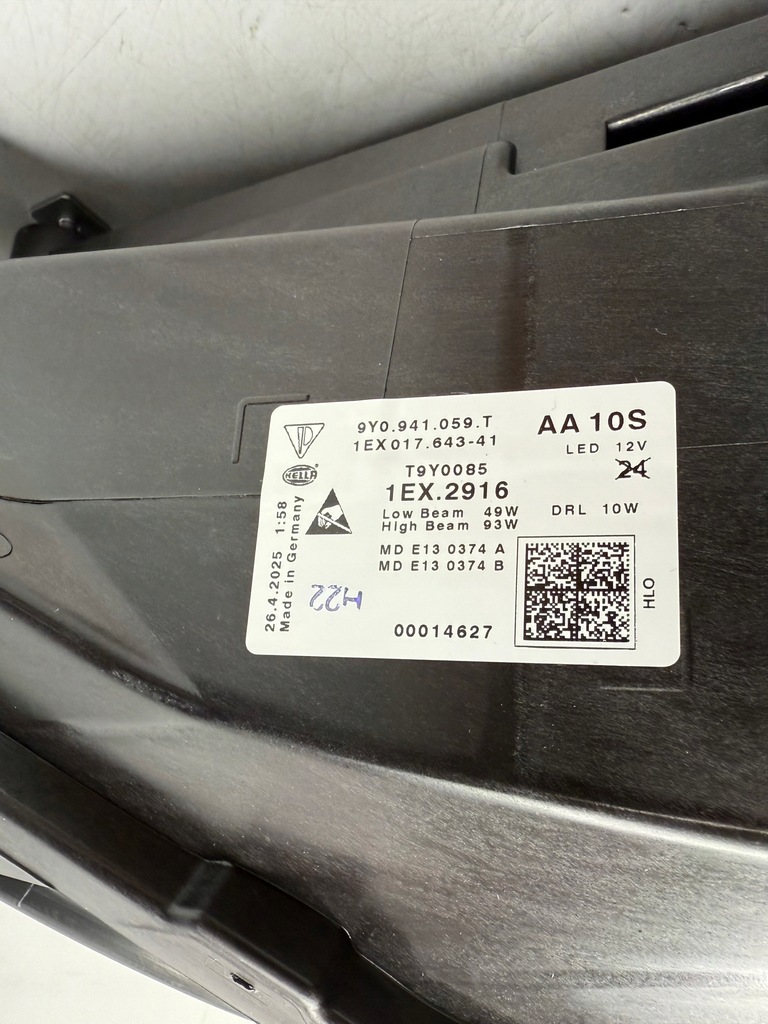 фото №12, Porsche cayenne 9y фара лампа led передні 9y0941060t 9y0941059t