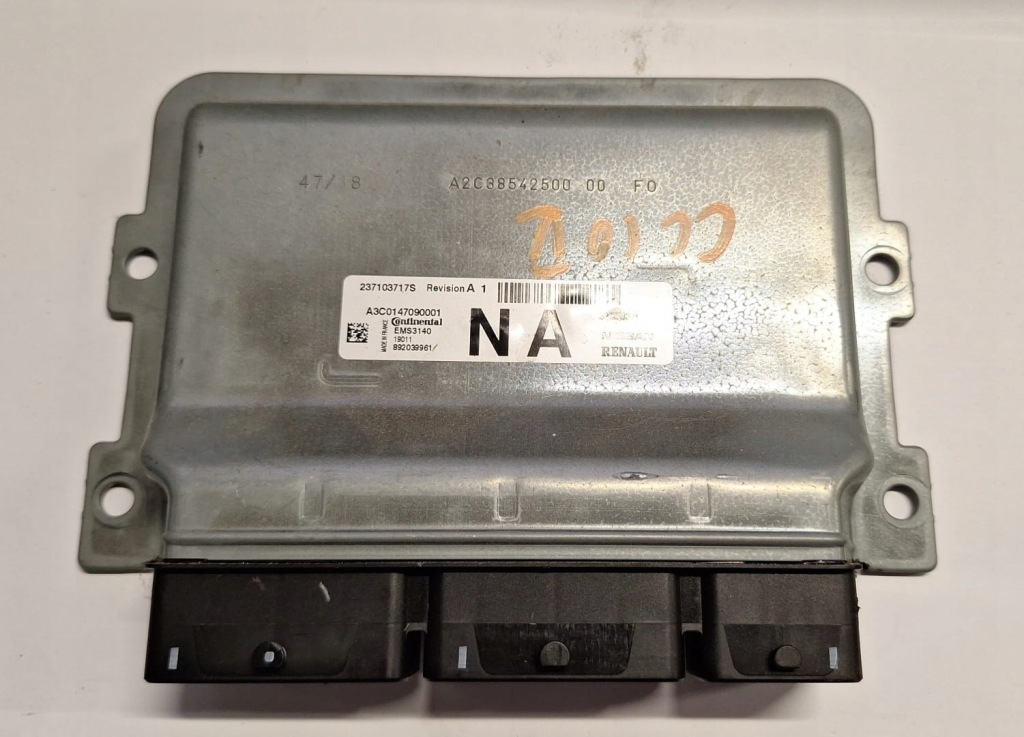 фото №1, Модуль блок керування бортовий комп'ютер двигуна renault clio v 1.0 tce 237103717s