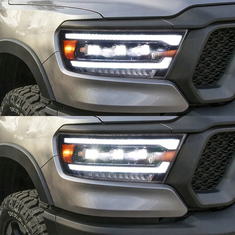 фото №11, Модуль фары автомобильных full led do лампа czołowych dodge ram1500 2019-2024 drl
