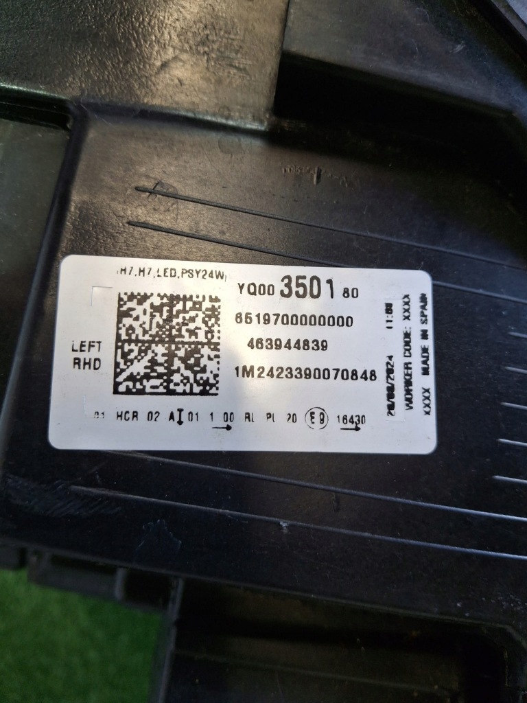 фото №6, Opel crossland lift фара левый лампа перед 463944839 обычная led