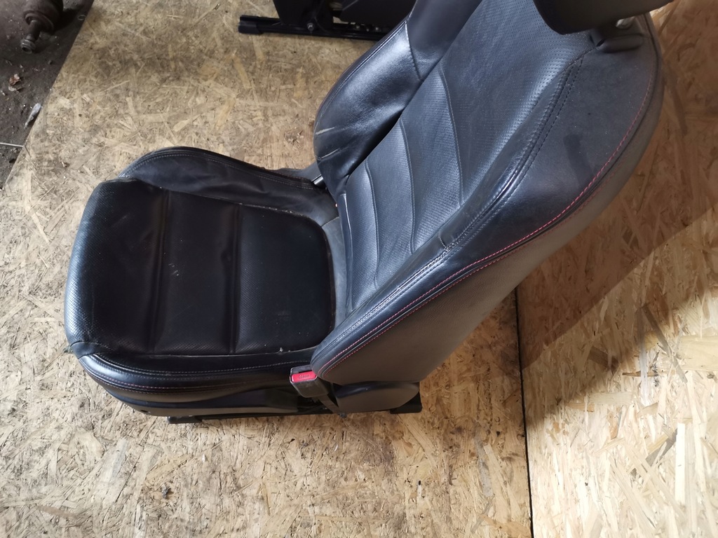 фото №8, Сидіння перед mazda 6 gj 12-19r шкіра czerwona nić