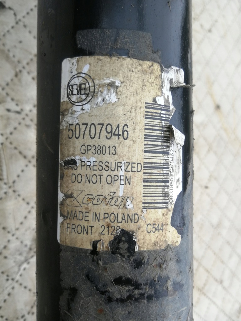 Амортизатор передній fiat ducato boxer jumper 50707946 013774667080 Зі Шроту