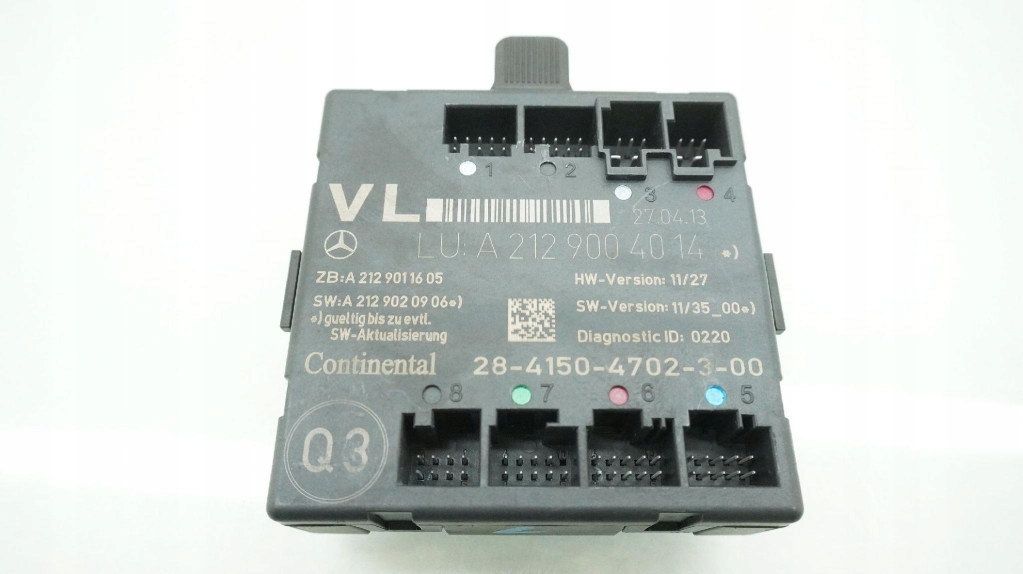 фото №1, Модуль блок керування двері лівий przó mercedes slk r172 a2129004014