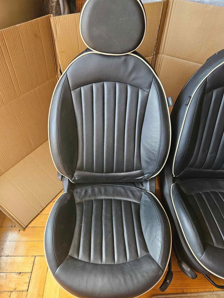 фото №6, Mini cooper r56 сидіння шкіра комплект стан bdb r50