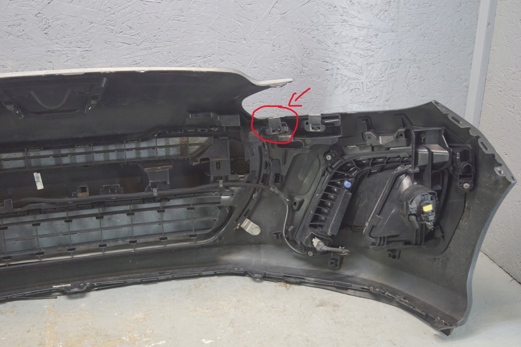 Peugeot 308 7t рестайлинг  led бампер перед z2075 Киев