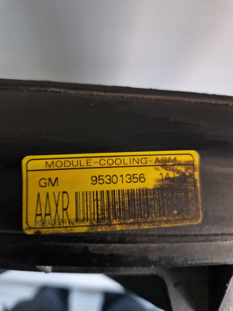 Вентилятор корпус радиатора chevrolet opel mokka 1 x 95301356 Оригинал