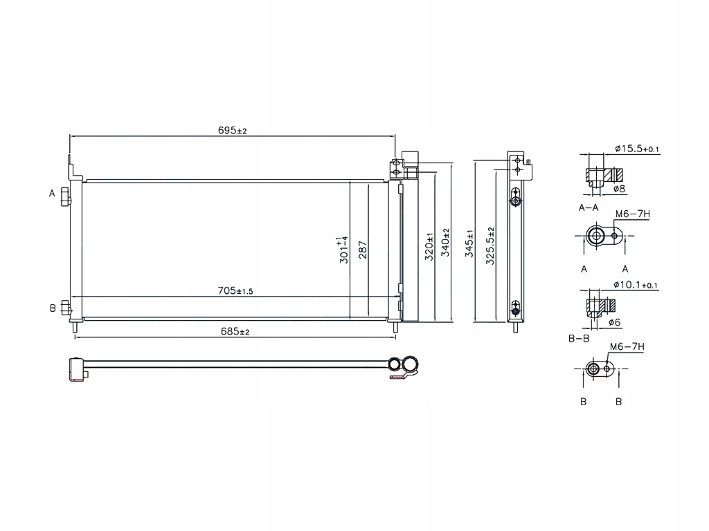 фото №1, Lexus nx 2014-2017 радиатор кондиционера 8846078030