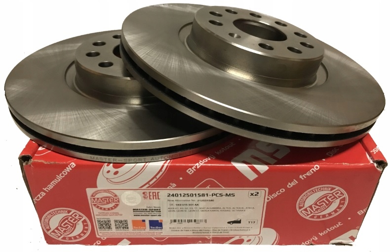 фото №12, Тормозные диски + тормозные колодки перед vw passat b6 b7 cc touran 2005r-2014r - 312mm.