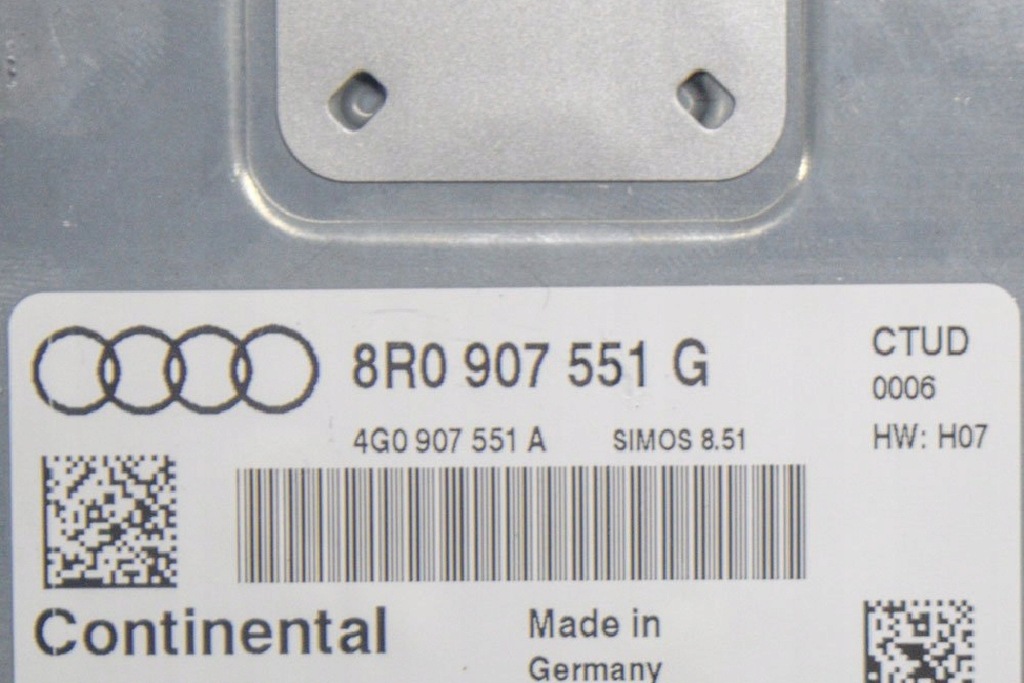 фото №6, Audi q5 8r блок керуючий двигуном ecu 8r0907551g 4g0907551a 3.0 benz