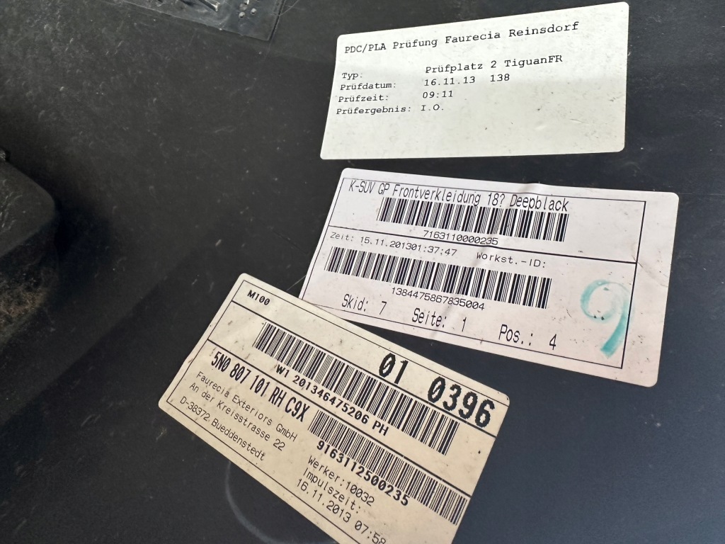 Vw tiguan 5n0 lift бампер передній перед Київ