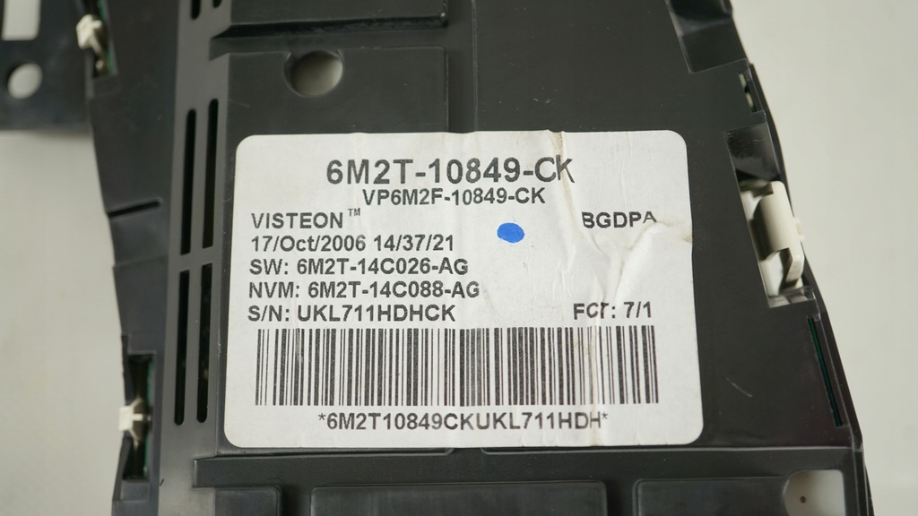 фото №7, Счетчик дисплей приборы ford mondeo iv 4 mk4 s-max galaxy 6m2t-10849-ck