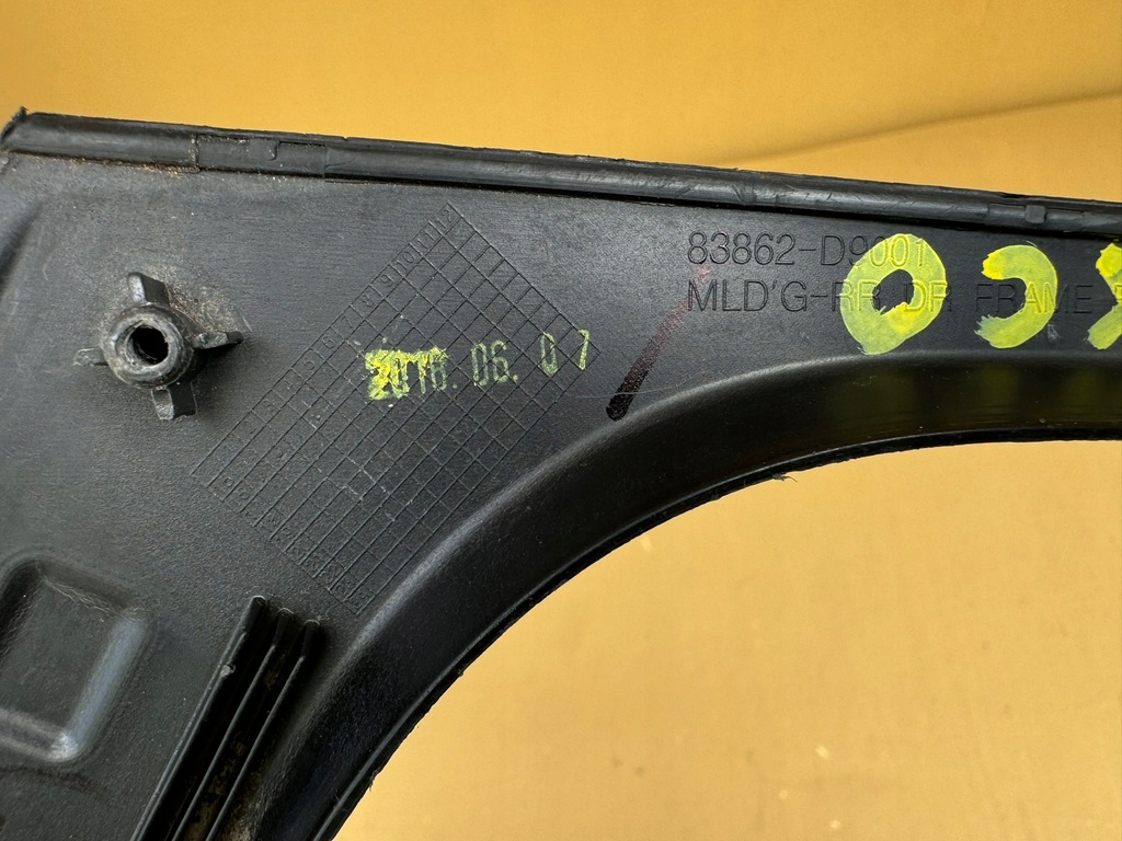 фото №13, Kia sportage iv 4 15-21r молдинг двері права задня рамка скло 83862-d9001