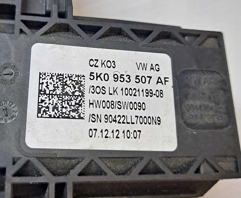 фото №7, Перемикач стрічка 5k0953549a vw scirocco iii