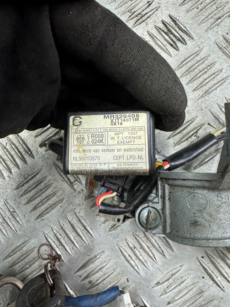 фото №6, Замок запалювання ключ mitsubishi pajero pinin 99-05 mr329406