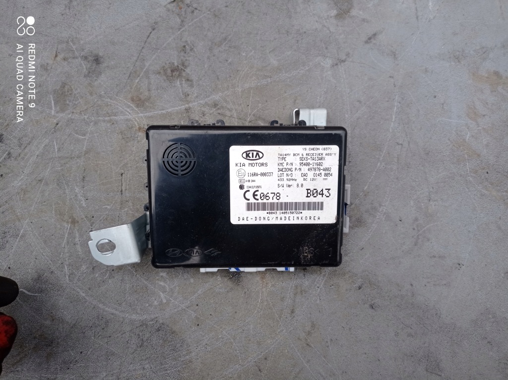 фото №1, Модуль комфорту kia picanto ii 11- 95400-1y602