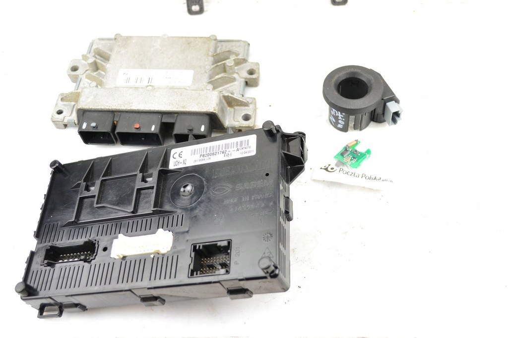 фото №9, Renault clio ii 1.2 бортовой компьютер набор стартовый иммобилайзер 8200621762 8201117953