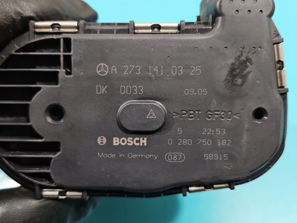 фото №7, Дроссельная заслонка mercedes w221 a2731410325, 0280750182 5.5 v8