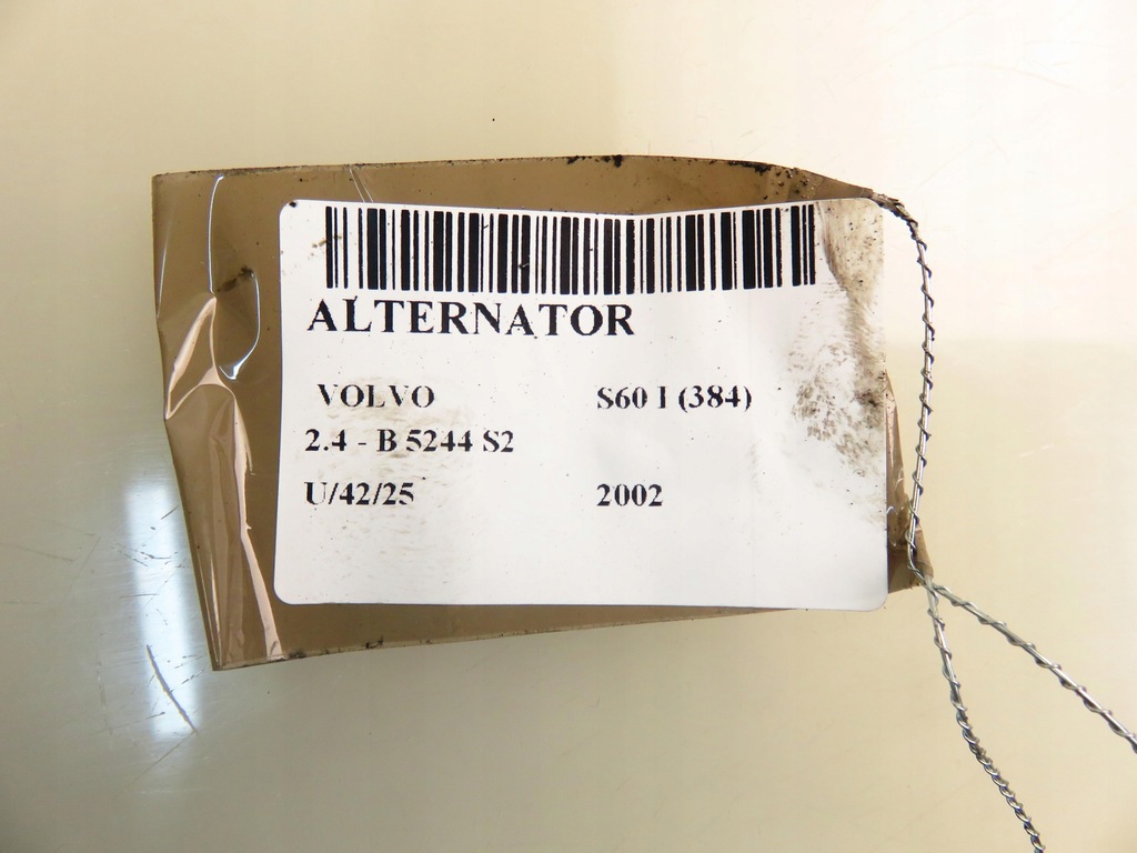 фото №10, Генератор volvo s60 i 384 2.4 140 - b 5244 s2 8622786 0124525014