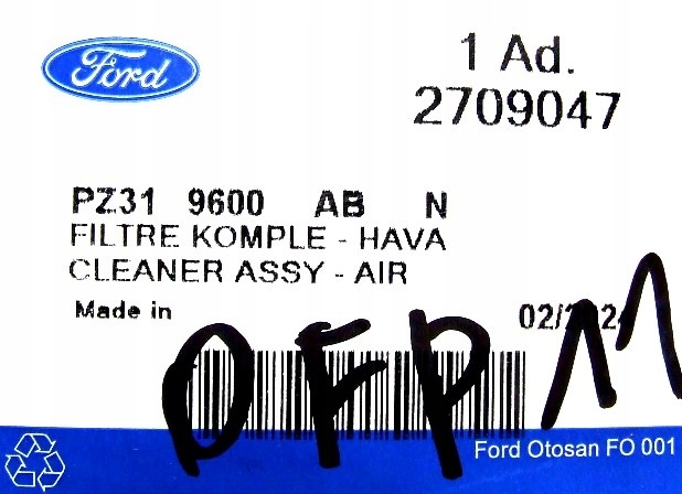 фото №9, Корпус фільтра повітря ford transit tourneo custom 2.0 2023- pz31-9600-ab