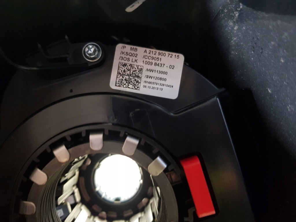 фото №8, Mercedes w212 перемикач комбінований перемикачі стрічка подушка безпеки 2129007215