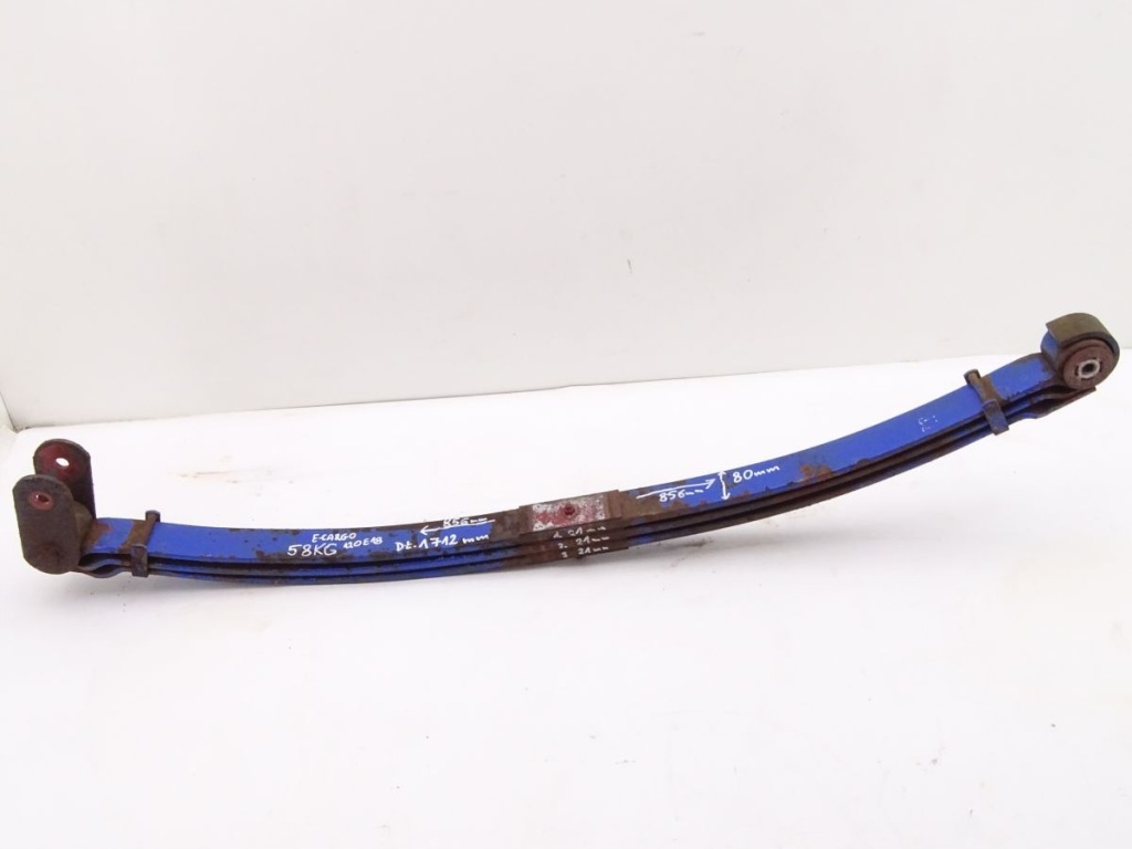 фото №1, Iveco eurocargo 91-02 рессора перед 3 щетки 8cm