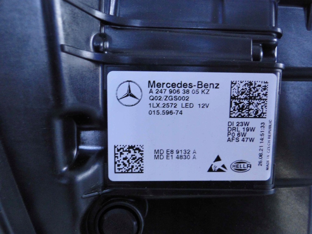 фото №16, Mercedes gla h247 247 лампа правая led high perform