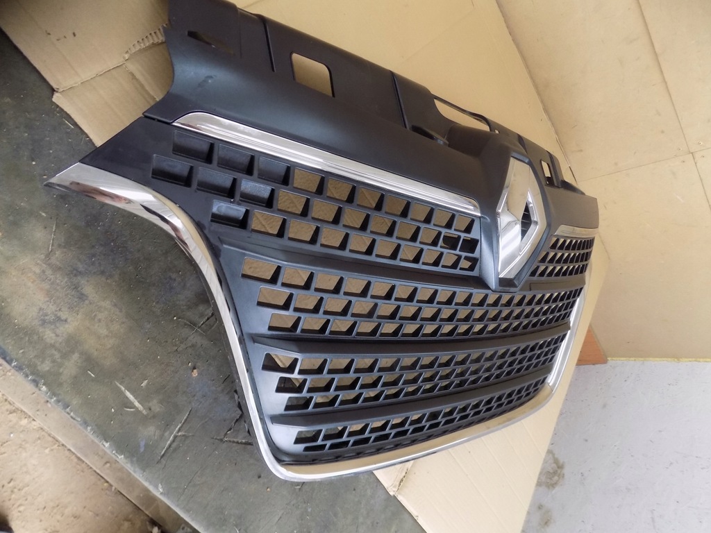 фото №8, Renault master iii lift решётка радиатора решётка радиатора радиатора бампера перед 628959833r