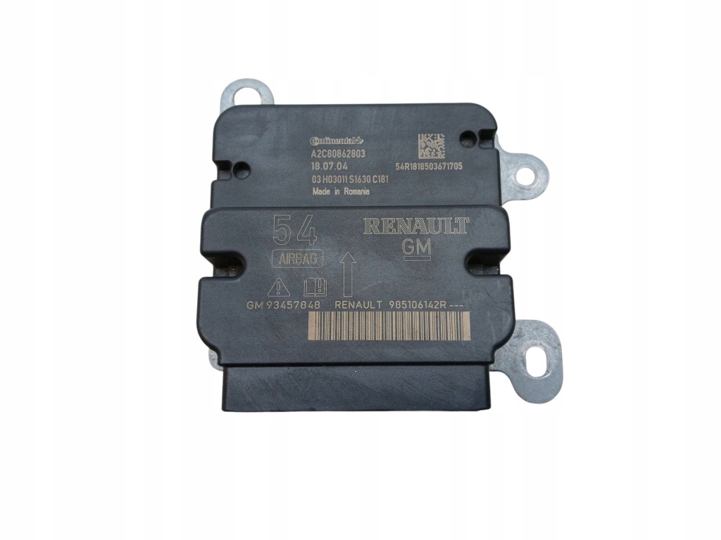 фото №1, Модуль датчик подушка безопасности renault trafic iii opel vivaro b 985106142r