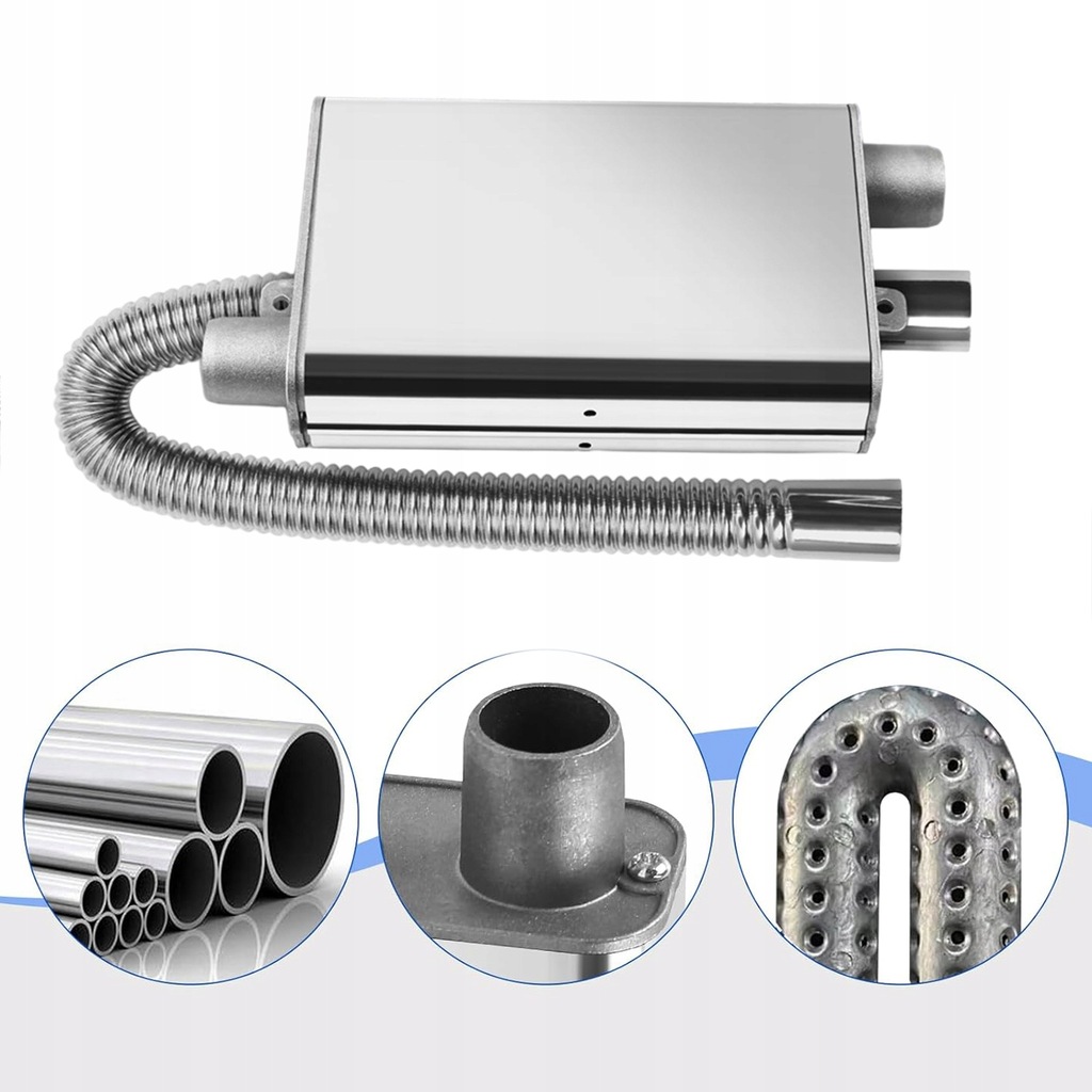 фото №7, 60cm wąż випускний труба вихлопна бака пального 24mm сталь нержавіюча