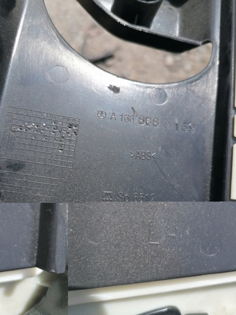 фото №8, Mercedes x166 gl захист стійка оббивка поріг 13r