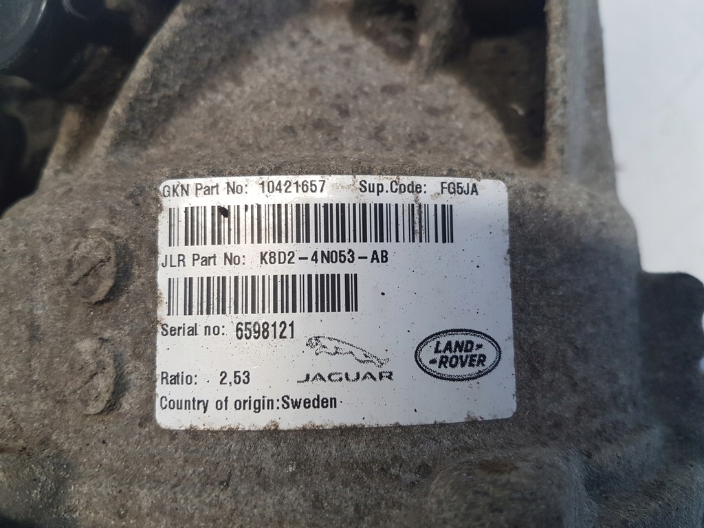 фото №5, Range rover evoque ii 2.0d 4x4 дифференциал задняя