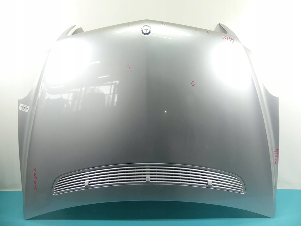 фото №2, Капот передняя mercedes r w251 серебристый c775