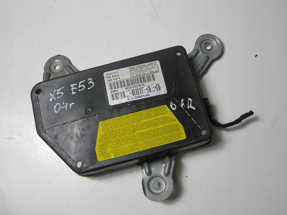 фото №1, Подушка подушка безопасности сиденье bmw x5 e53 04r
