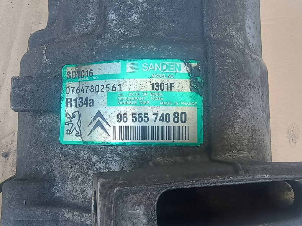 фото №5, Компресор кондиціонера sanden 9656574080 peugeot citroen 2,0 hdi