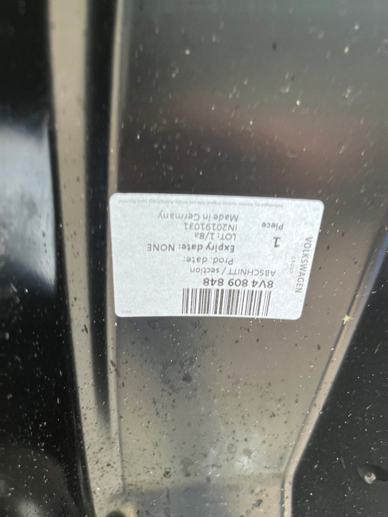 фото №6, Audi a3 s3 блок двигателя b правый обшивка 8v4 порог 2012