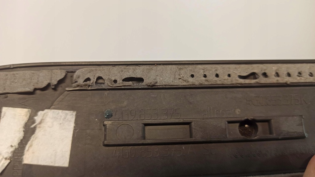 фото №4, Audi a6 c7 молдинг поріг лівий задня 4g9853375