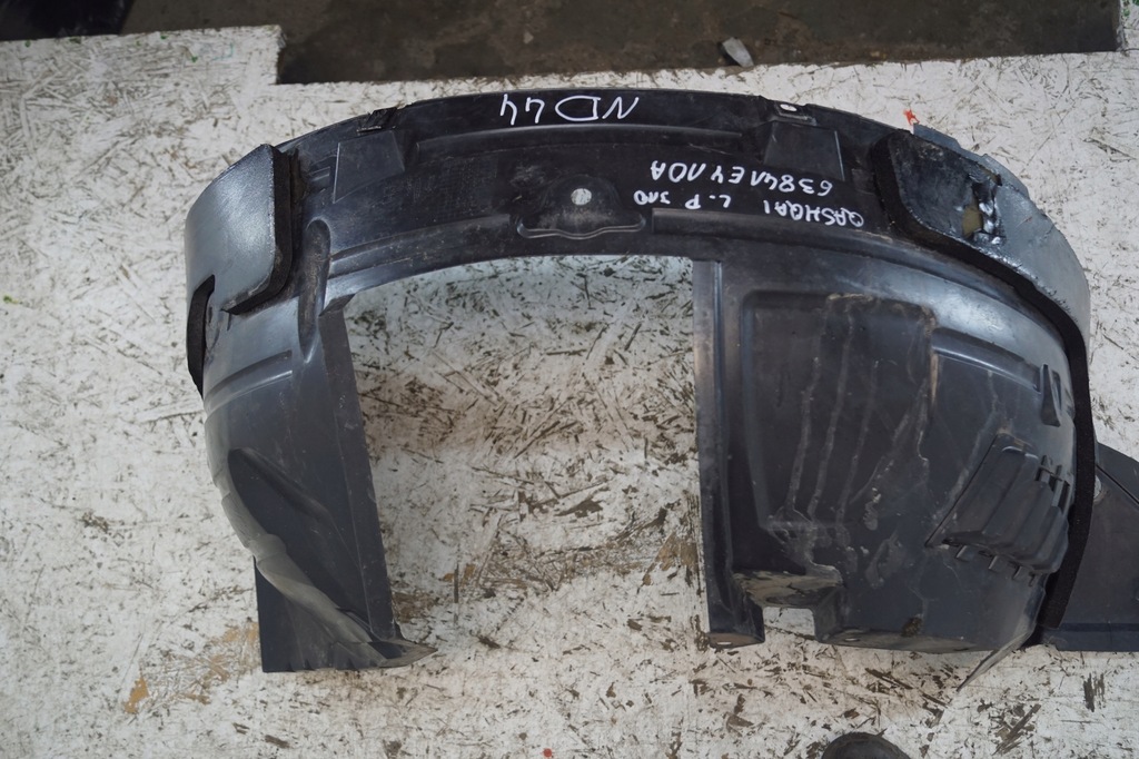 фото №5, Подкрылок левый перед nissan qashqai j10 63841ey10a