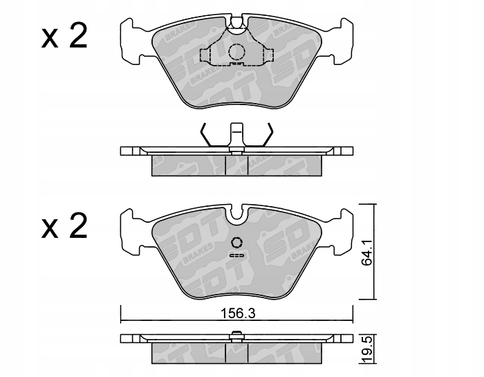 фото №1, Galfer sdt fdhp1050 jaguar xk тормозные колодки перед 2149200