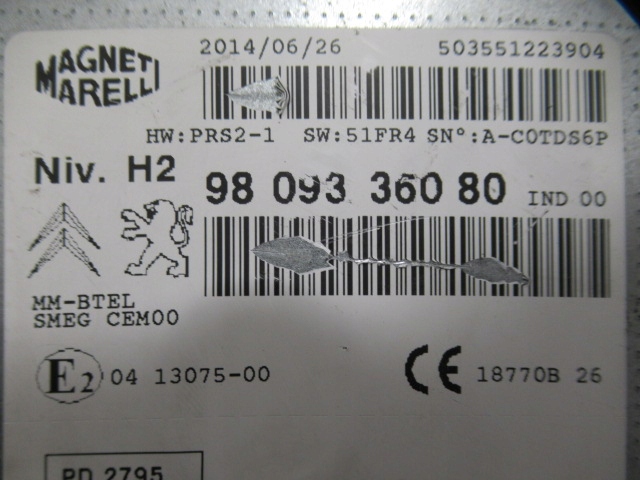 фото №7, Peugeot 308 t9 радио навигация 9809336080