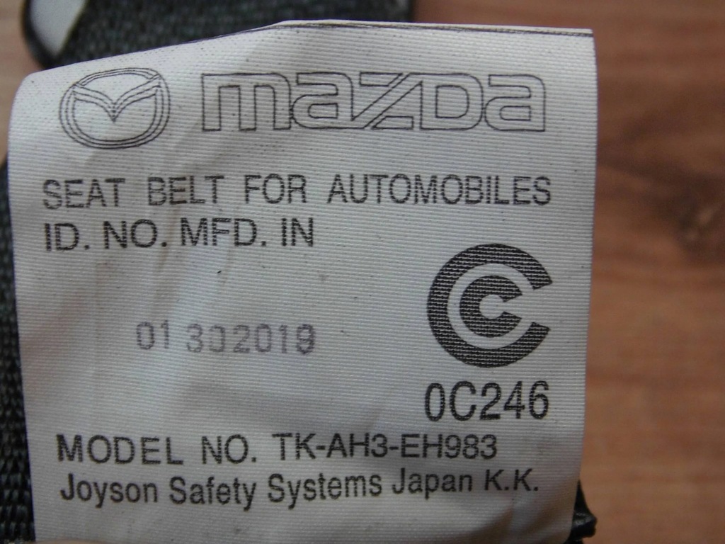 фото №7, Mazda cx5 ii kf 2018+ pas безпеки правий перед передній kb8h tk52