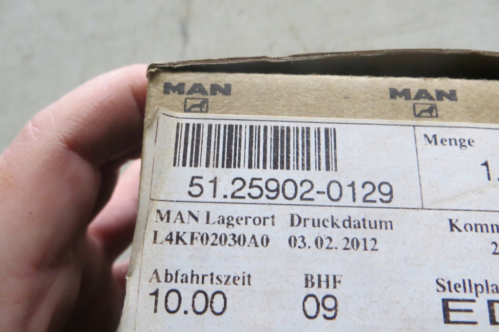 фото №9, Клапан egr man tga,tgs,tgx 51.25902.0129 оригинальный номер