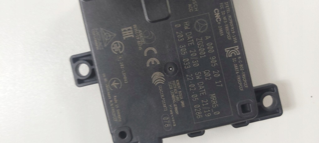 фото №3, Mercedes w223 a0009052017 радар distronic acc