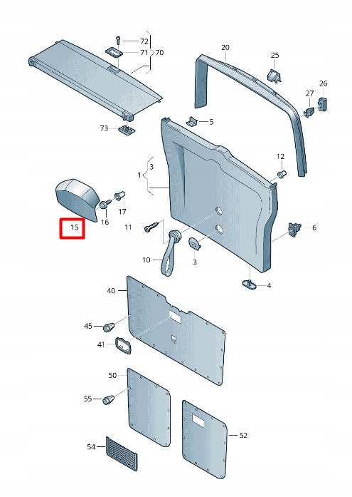 фото №8, Накладка сатиновый чёрные vag volkswagen transporter 7e 7h оригинальный