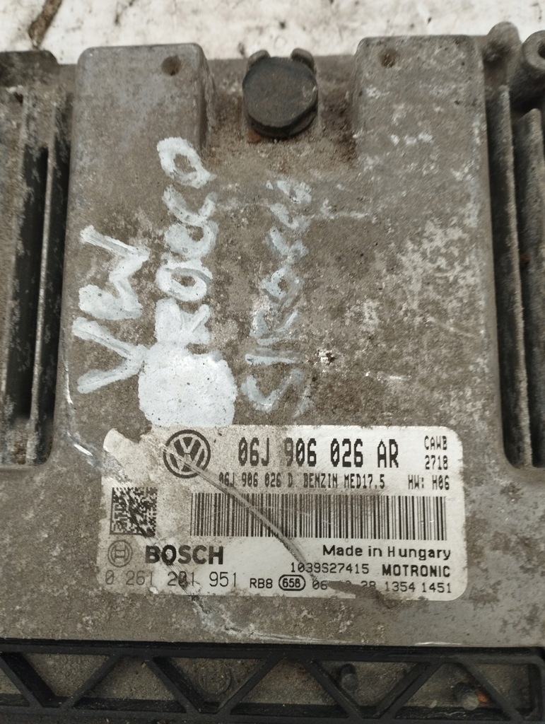 фото №10, Volkswagen scirocco блок управления бортовой компьютер двигателя 06j906026ar
