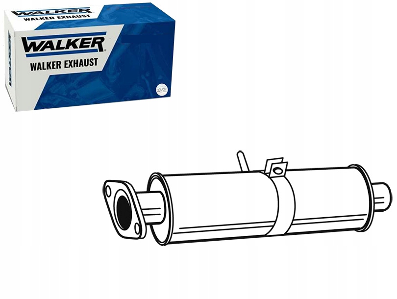 фото №15, Walker гасник системи випускний перед volvo c30 c70 ii s40 ii v50