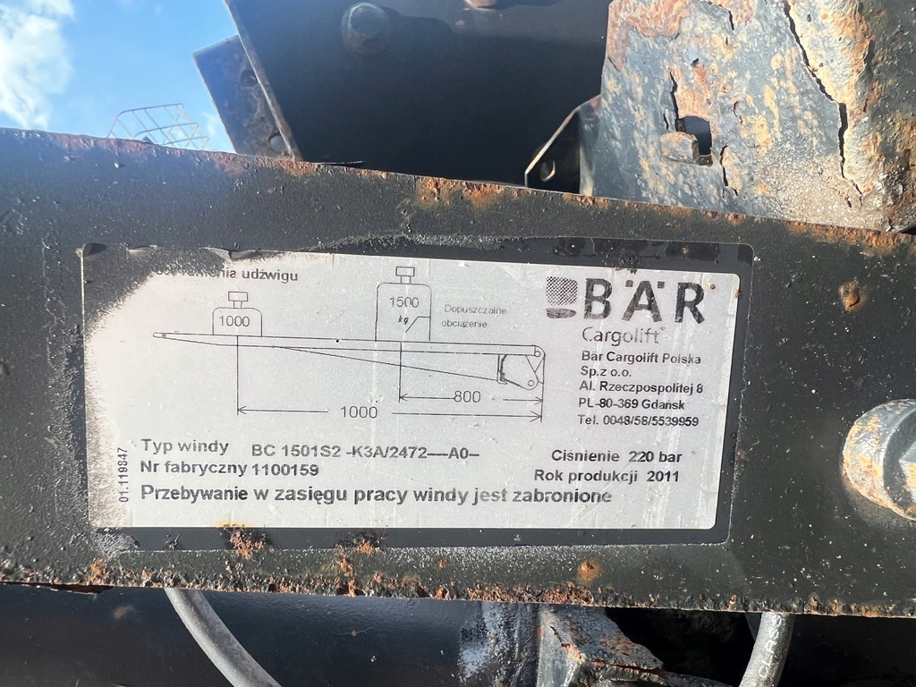 фото №4, Балка задняя бампер windy bar mbb eurocargo