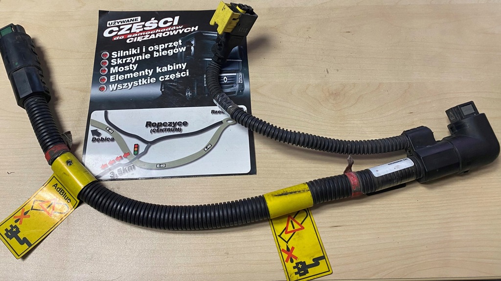 фото №1, Жгут подрулевой переключатель ad blue renault t range gama