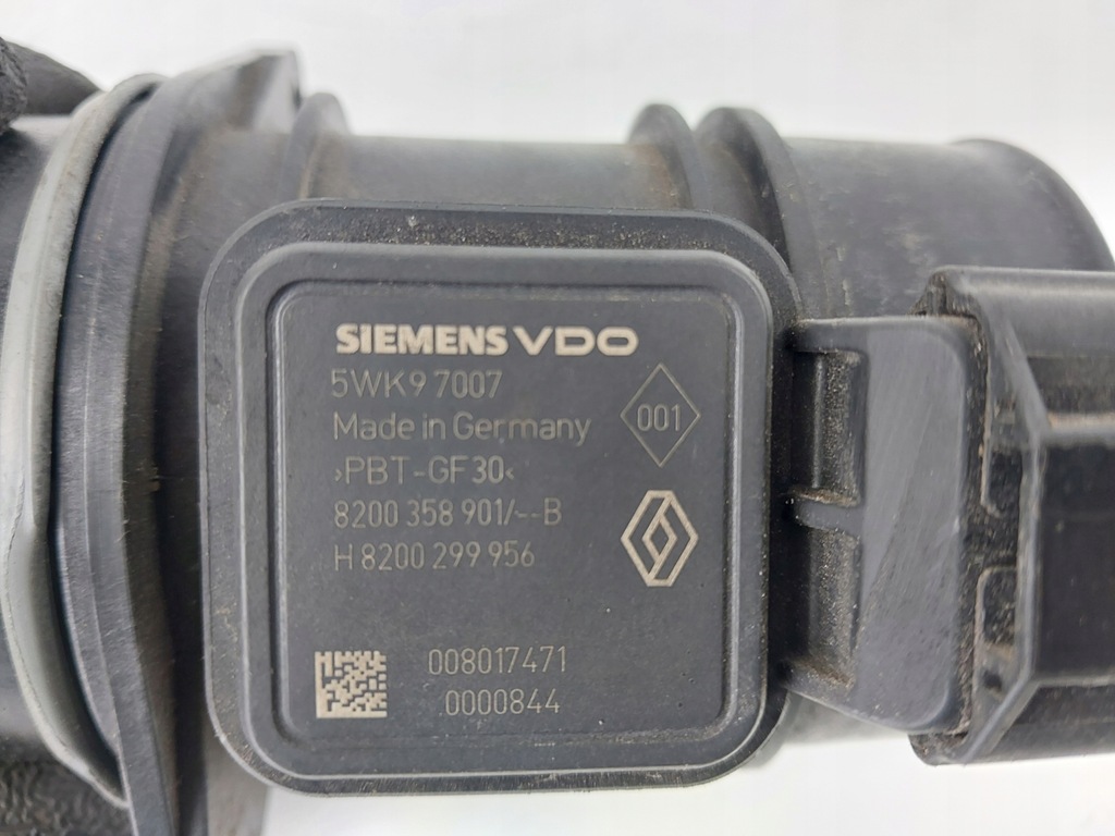 фото №5, Витратомір 8200358901 h8200299956 nissan note e11 1.5 dci