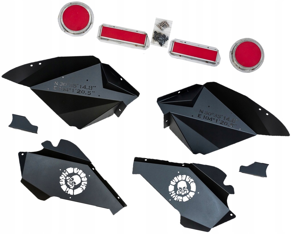 фото №12, Jeep wrangler jk 2007-2018 подкрылок aluminiowe led