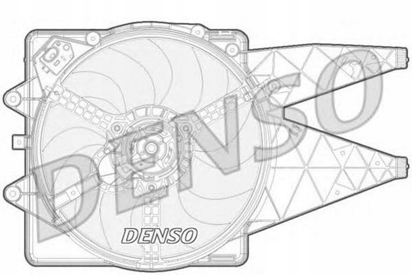 фото №2, Denso вентилятор радиатора fiat grande punto 1.3 d